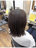 切りっぱなしボブ
