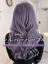 リアン 本厚木(LIAN) 透明感寒色カラー ブリーチダブルカラーシルバーパープル