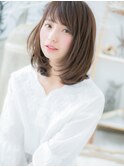 ★斜めバングの好感★黒髪風ワンカールセミディ20代30代40代★6!
