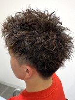 ヘアーショップケイ(HAIR SHOP K.)&nbsp;ツーブロアップバングツイストパーマ