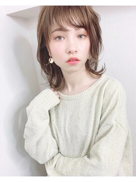 リコバイアフロート(riko by afloat) 【riko立野】カジュアル外はねくびれレイヤーミディアム