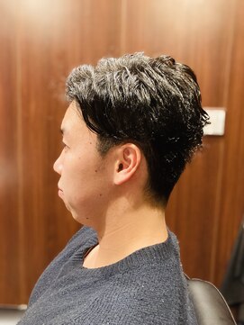 ヒロギンザ 田町店(HIRO GINZA) 7：3かき上げスタイル　田町/ヒロ銀座/床屋/理容室/パーマ