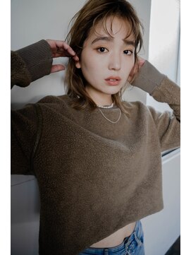 エル 桜山(yel) くせ毛活かしミディ/髪質改善/インナーカラー/ケアブリーチ/