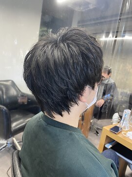 シェル 吉祥寺(shell) メンズレイヤーショート_癖毛風