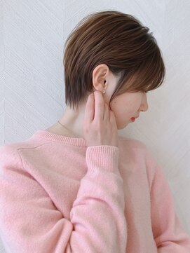 ロンド ストラーダ 心斎橋(Lond strada) ショート×ハイライト白髪ぼかし×シルキーベージュ[心斎橋]