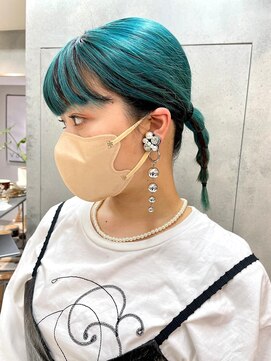 ヴェイン 渋谷(vain) 逆インナーカラー