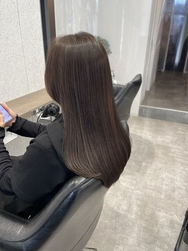 シェル 立川(shell) ミルクティーベージュ/ブリーチなし/透明感カラー