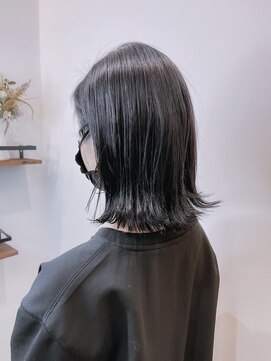 リソル(risol) 【risol 弘明寺】ブルーブラック×ロング外ハネボブ