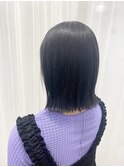 結べるパツボブスタイル