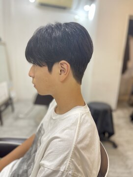 ソイクフ(SOY KUFU) MEN’S HAIR カルマパーマのアッシュブラック