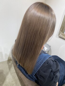 ロア(loa) Wカラー*ミルクティーベージュ