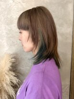 プライベートサロン キッテ(private salon kitte.)&nbsp;インナーグレーブルーなウルフ