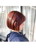 ツヤ髪暖色ブラウン