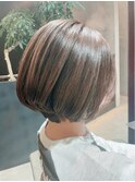 大人ひし形ショートボブ
