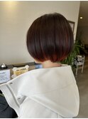 ショートボブインナーカラー