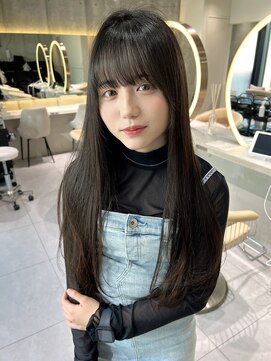 ロンドメリア 天神大名店(Lond Melia) ★くびレイヤー美髪エアリーロング似合わせカットピンクブラウン