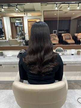 アミー 銀座(Ammy) コテ巻き風パーマ