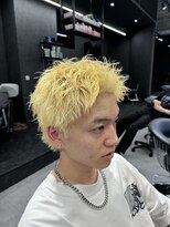メンズ サロン ドット トウキョウ 町田店(men's salon dot. tokyo)&nbsp;金髪スパイキーショート