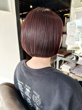 ロナ 岡崎竜美丘店(RONA) チェリーレッドミニボブ