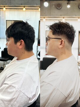 ボンド 三軒茶屋(Bond) メンズカットbefore&after◎三軒茶屋 RYUKI フェードカット
