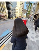 ヘアーサロン ウィング(HAIR SALON Wing) 赤坂＊髪質改善ストレート暗めベージュカラー