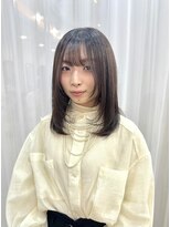 エトネ ヘアーサロン 仙台駅前(eTONe hair salon) medium【顔まわりレイヤー×内巻きミディアム】