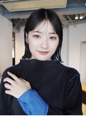 美髪くびれヘアくびれミディボブミディアムショート_ba537381