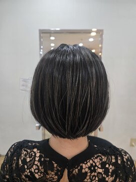 松本平太郎美容室 立川店 【立川 ハイライト ショートボブ 30代40代50代60代◎】