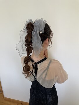 ラグ バイ シゲルカットクラブ 神田久志本店(lag) 編みおろしポニー