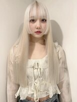 ペレ アネックス 大阪梅田茶屋町店(PELE ANNEX)&nbsp;くびれヘア/アプリコットオレンジ/夏のヘアアレンジ/梅田