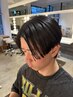 メンズカット+メンズストレート