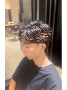 アース 藤沢店(HAIR&MAKE EARTH) 【メンズ】フェザーパーマ　藤沢/パーマ/デザインパーマ