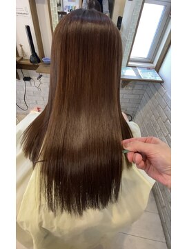 髪質改善トリートメント×縮毛矯正×酸性ストレート