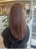 桑名ロングレイヤーカットハッシュカット透明感カラー重めロング