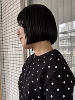 マルソー 顎ラインのぱつっとボブ