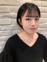 ラメール アヴェダ 西武秋田店(La Melu AVEDA)&nbsp;透けバング×コンパクトショートボブ