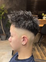 フレイム(FLAME)&nbsp;フェードパーマ刈り上げショート東区新潟駅