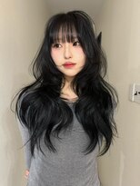 ナービス(NARVIS)&nbsp;透明感カラー/クールブラック/ロングレイヤー