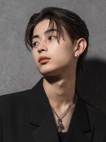 ページ(page,)&nbsp;センターパートウルフ黒髪韓国ヘア心斎橋
