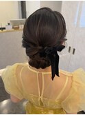 ゆるふわシニヨン
