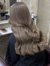 ヘアカロン 熊本本店(Hair CALON) 【熊本/上通/下通】オルディーブベージュ/ダブルカラー/韓国