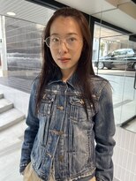 ケイトミラー(KATEMIRROR)&nbsp;ロングスタイルカットブラウンカラー