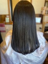 バサラ 敷戸店(basara)&nbsp;髪質改善縮毛矯正×地毛風ダークアッシュワンカールミディ