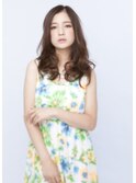 ゆるふわカールがポイントの脱力系ウェーブ♪