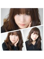 ヘアアンドリラクゼーション ヒスイ(Hair＆Relaxation HISUI)&nbsp;瞳を囲うラウンドバングでプチモード感をプラス