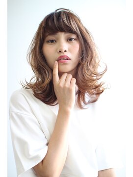 ヘアー ルーム レッド(hair room. red by NYNY) セミディ×レイヤー×外ハネウェーブ