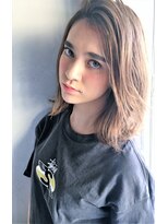 リマ(RIMA)&nbsp;動きのある大人ロブ【デジタルパーマバレイヤージュノーブル】