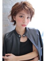 ラ ブレス 天王寺(LaBless)&nbsp;マッシュウルフショートスタイルにミルクティーカラー(天王寺)