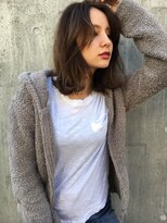 リマ(RIMA)&nbsp;【RIMA】 外国人風☆クセ毛風なラフカール×こなれセミディ