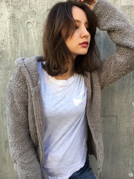 リマ(RIMA) 【RIMA】 外国人風☆クセ毛風なラフカール×こなれセミディ